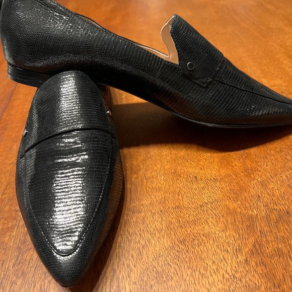 27 Edit by Naturalizer Shoes | Black Pointed Toe Loafer sz 8.5 - Picture 3 of 5